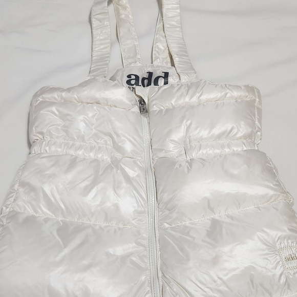 add Down Snowsuit Snow Pants Overalls Toddler Winter Warm Pearl White Italy 3T - Picture 2 of 12